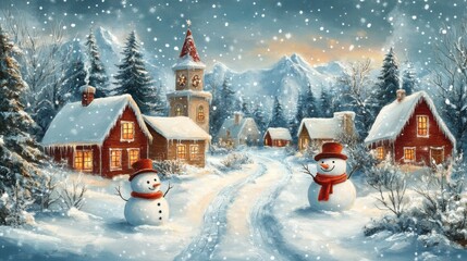 Winter Wonderland Village