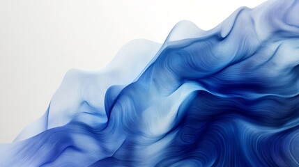 Fototapeta premium Abstract Blue Wave