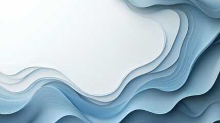 Obraz premium Abstract Paper Waves