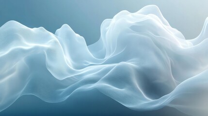 Fototapeta premium Ethereal Flowing Fabric