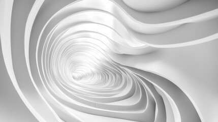 Obraz premium Abstract White Swirl Background