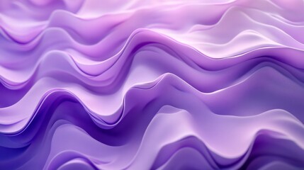 Obraz premium Purple Waves Abstract Art