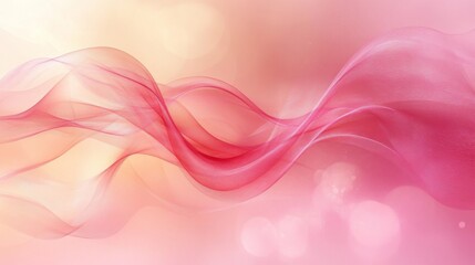 Elegant Abstract Pink Wave