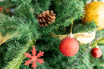 Festive celebration; Cozy Christmas - Indoor Christmas tree