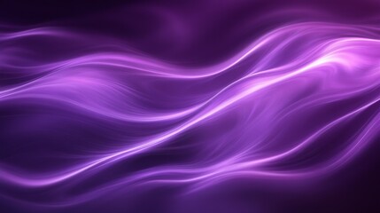 Obraz premium Mystical Purple Waves Background