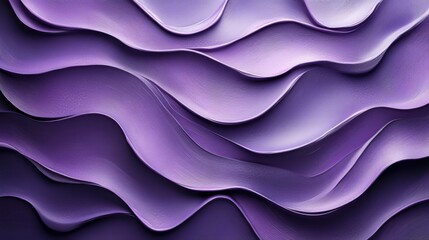 Obraz premium Abstract Waves in Purple