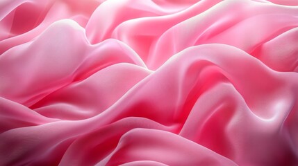 Fototapeta premium Pink Silk Waves