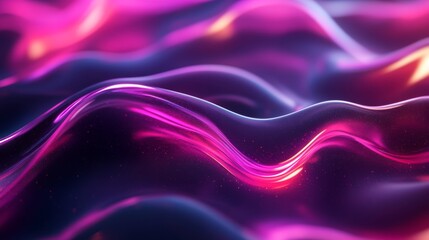 Obraz premium Abstract Neon Waves