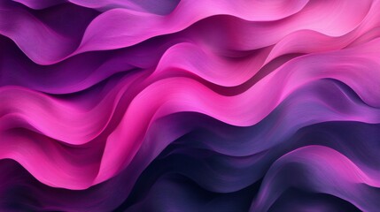 Obraz premium Abstract Wave of Pink and Purple Colors