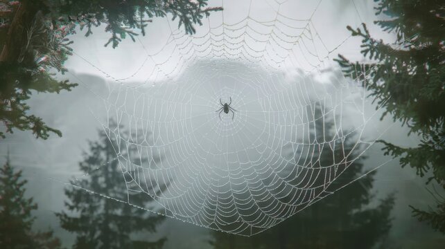 spider web  Generative, Ai, tehnology