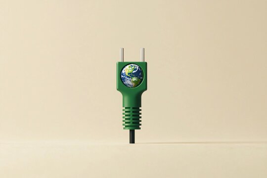 A cute cartoon robot holding a clock on a green background representing technology and time management