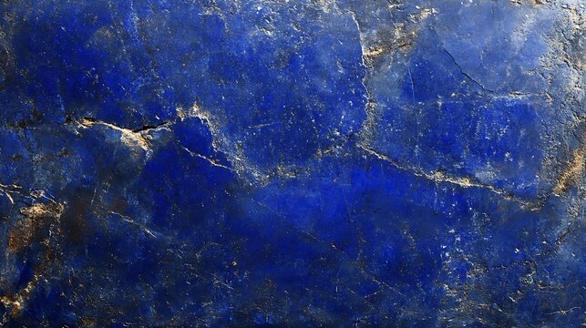 A smooth, polished lapis lazuli background with a subtle sheen