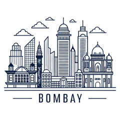 Obraz premium view of the city of Mumbai