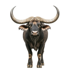 Majestic buffalo standing strong in natural pose