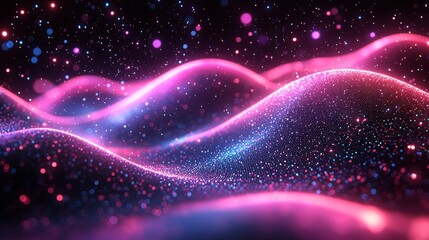 A 3D background illustration of an online social network, complete with lines and dots symbolizing technological connections and digital data streams