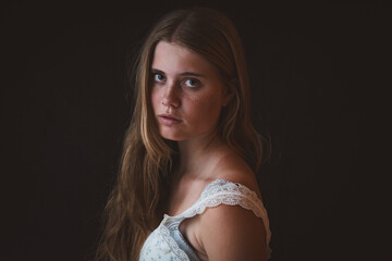 Fototapeta premium Junge Frau