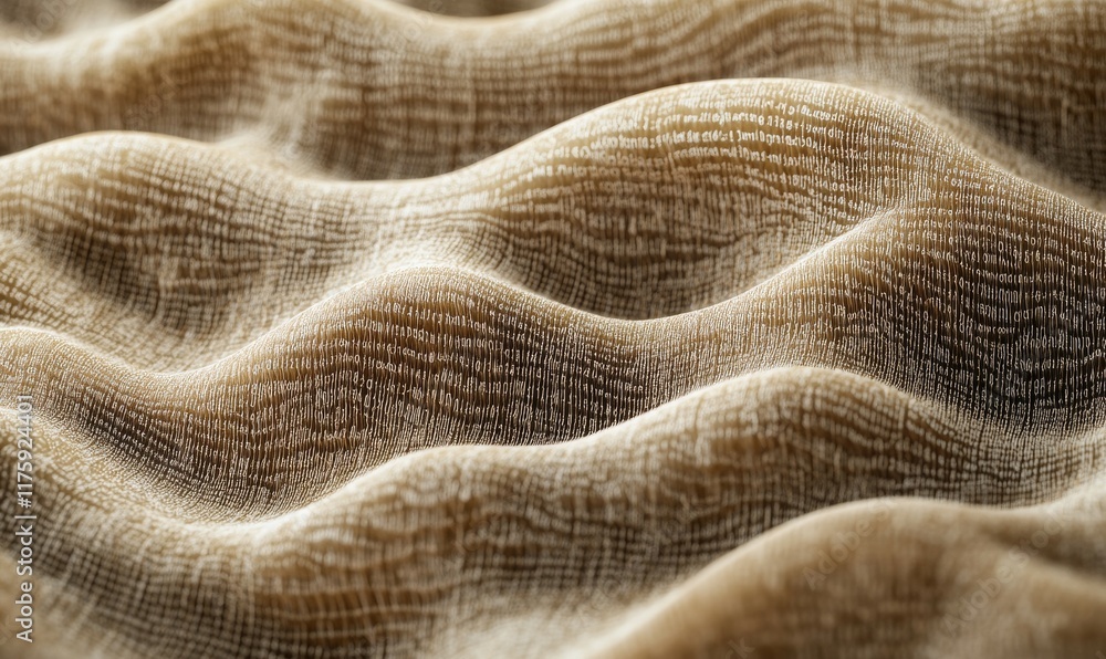 Poster abstract background wavy sand like texture of strings of code