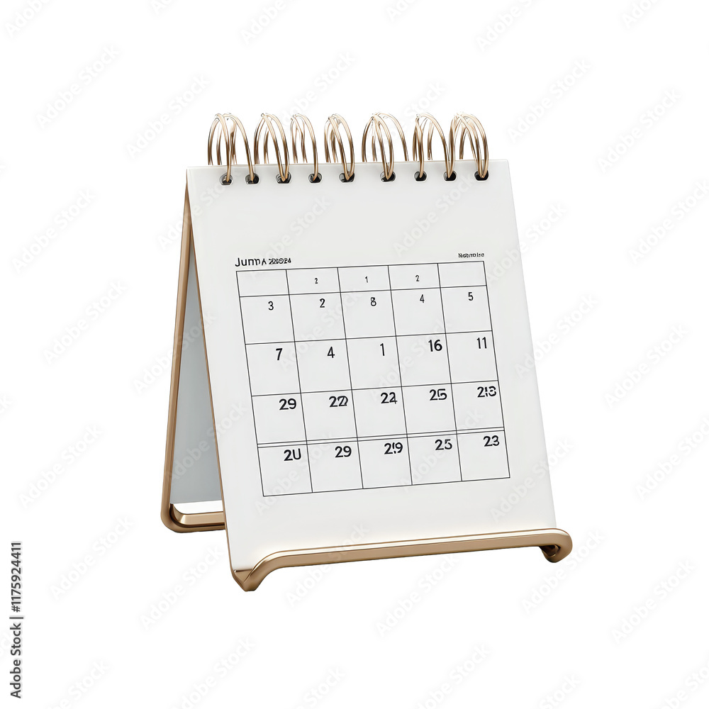 Poster table calendar for july displayed on a transparent background emphasizing organization and planning 