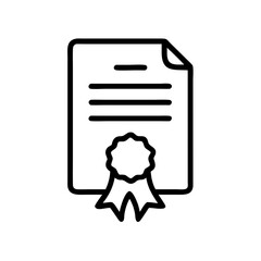 Zertifikat Dokument Symbol