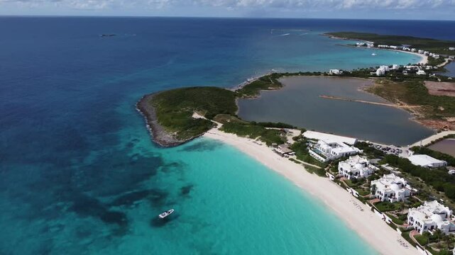 Aerial Videos of Saint Martin Sint Maartin Anse Marcel Anguilla