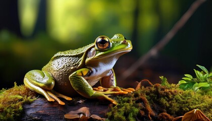 Obraz premium Frog in the grass