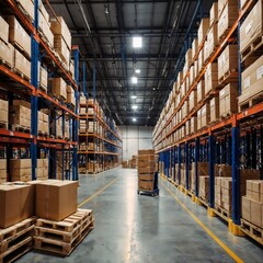 Almacén Moderno y Organizado con Tecnología Avanzada