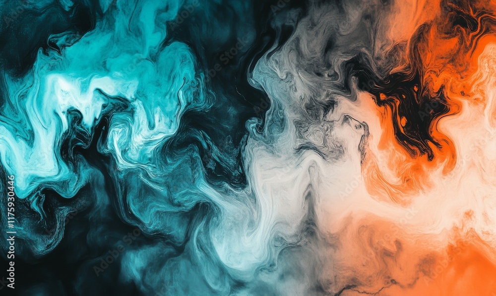 Aufkleber design for header poster banner landing page backdrop with a dark grainy gradient background orange 
