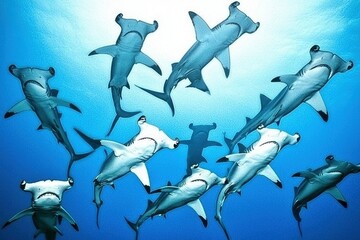 Scalloped Hammerhead Sharks