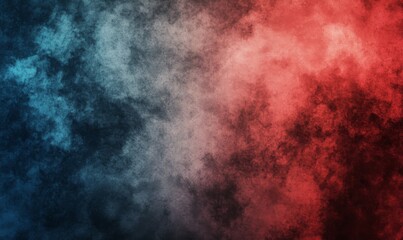 Colored gradient background with grain texture. Captivating Noise airbrush in dark blue and red.