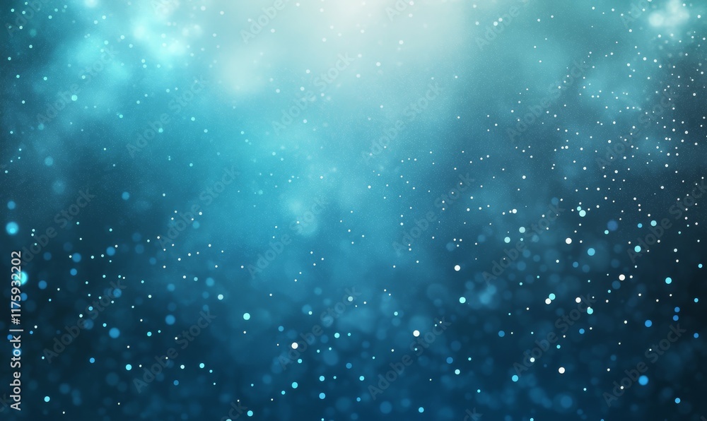 Poster grainy noise grungy texture on transparent background cutout in teal blue and color gradient rough a