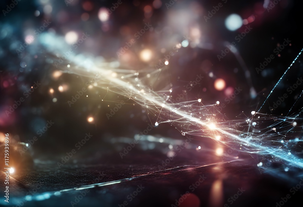 Aufkleber effect future abstract data concept tech digital technology light innovation technology