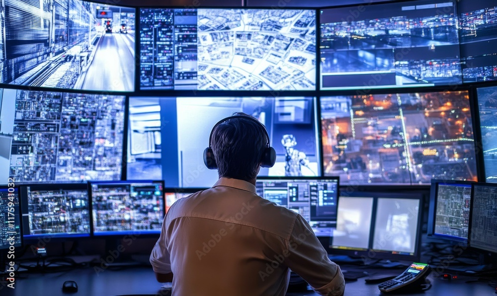 Poster monitoring system with cctv cameras of the highest technology