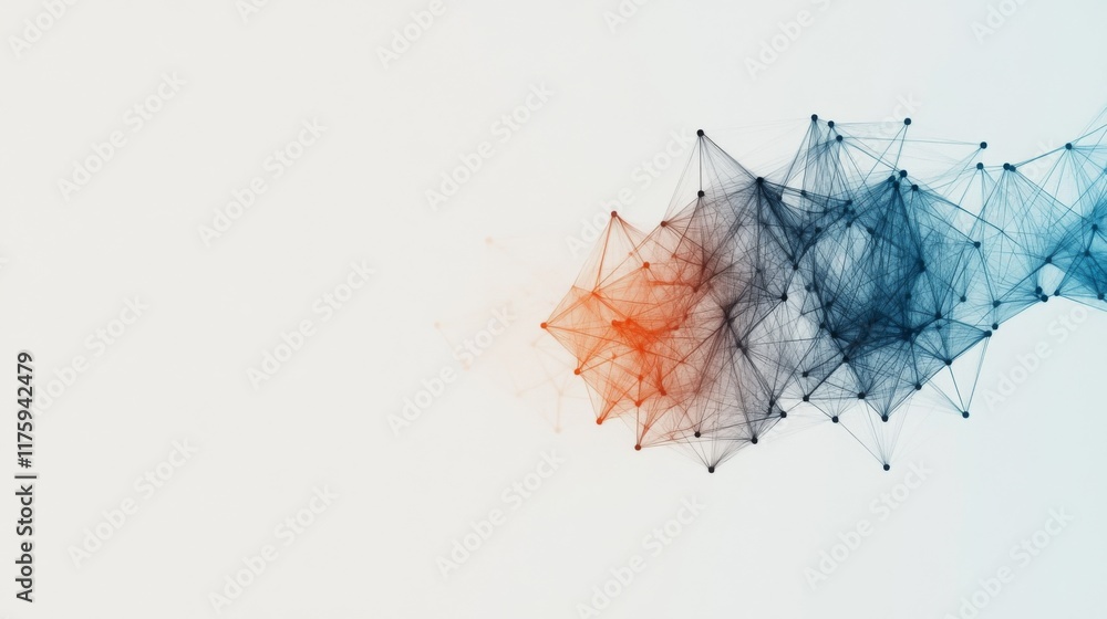 Poster abstract network connection design.