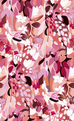 abstract seamless pattern with colorful spots