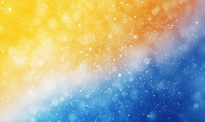 Fototapeta premium Trendy blue and yellow gradient blur background, chroma grainy noise gradient, colourful background, liquid chameleon effect