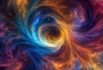 galaxy abstract vibrant resembling pattern swirling colors