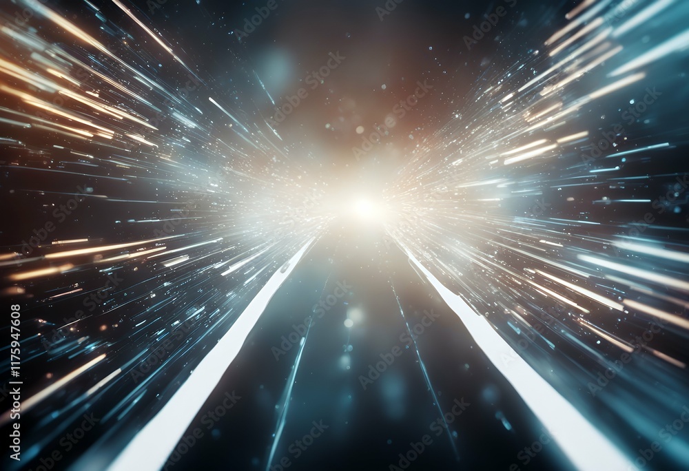 Wall mural futuristic abstract stream data background