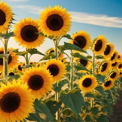 sunflowers in the field