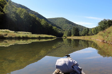 kayak upriver