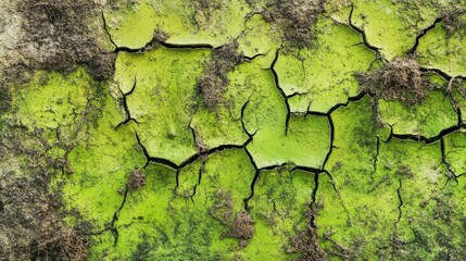 Cracked Earth Texture: A Visual Representation of Environmental Distress