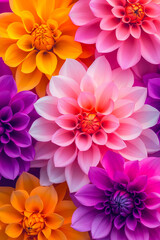 Obraz premium A bunch of colorful flowers that are in a bunch