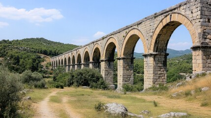 Obraz premium pont du gard aqueduct