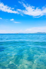 Serene and Spectacular View of the Azure Ocean under Clear Blue Sky in HL Ocean View: The Epitome of Tranquil Natural Beauty