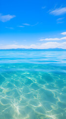 Serene and Spectacular View of the Azure Ocean under Clear Blue Sky in HL Ocean View: The Epitome of Tranquil Natural Beauty