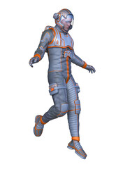 宇宙飛行士　3DCGレンダリング