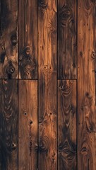 Rustic wood planks pattern background in brown pattern background