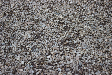 Close-up of natural gravel texture