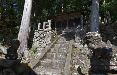 雲ヶ畑　惟喬神社の本殿　京都市北区