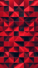 Naklejka premium Geometric squares pattern background in red pattern background