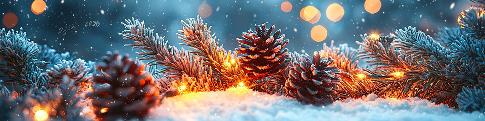 new year background, festive backdrop, holiday celebration, sparkling text, glowing numbers, winter scenery, festive lights, holiday decorations, snowy background, celebration theme, winter holiday, f